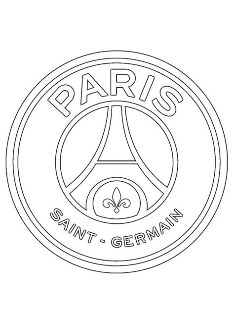 paris saint german football coloring pages.